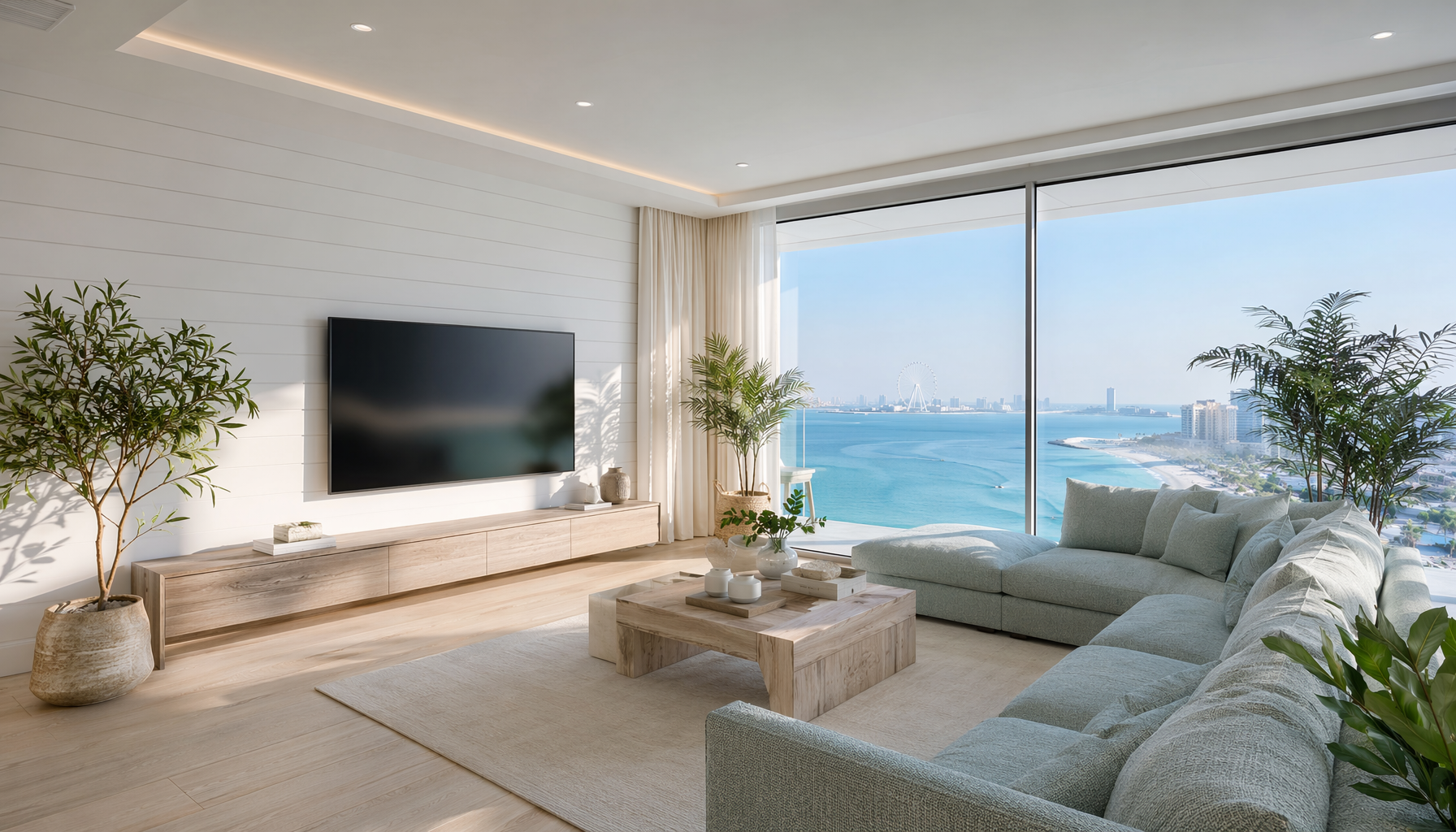 Beachfront 3BR for Rent, JBR — 4 من 8