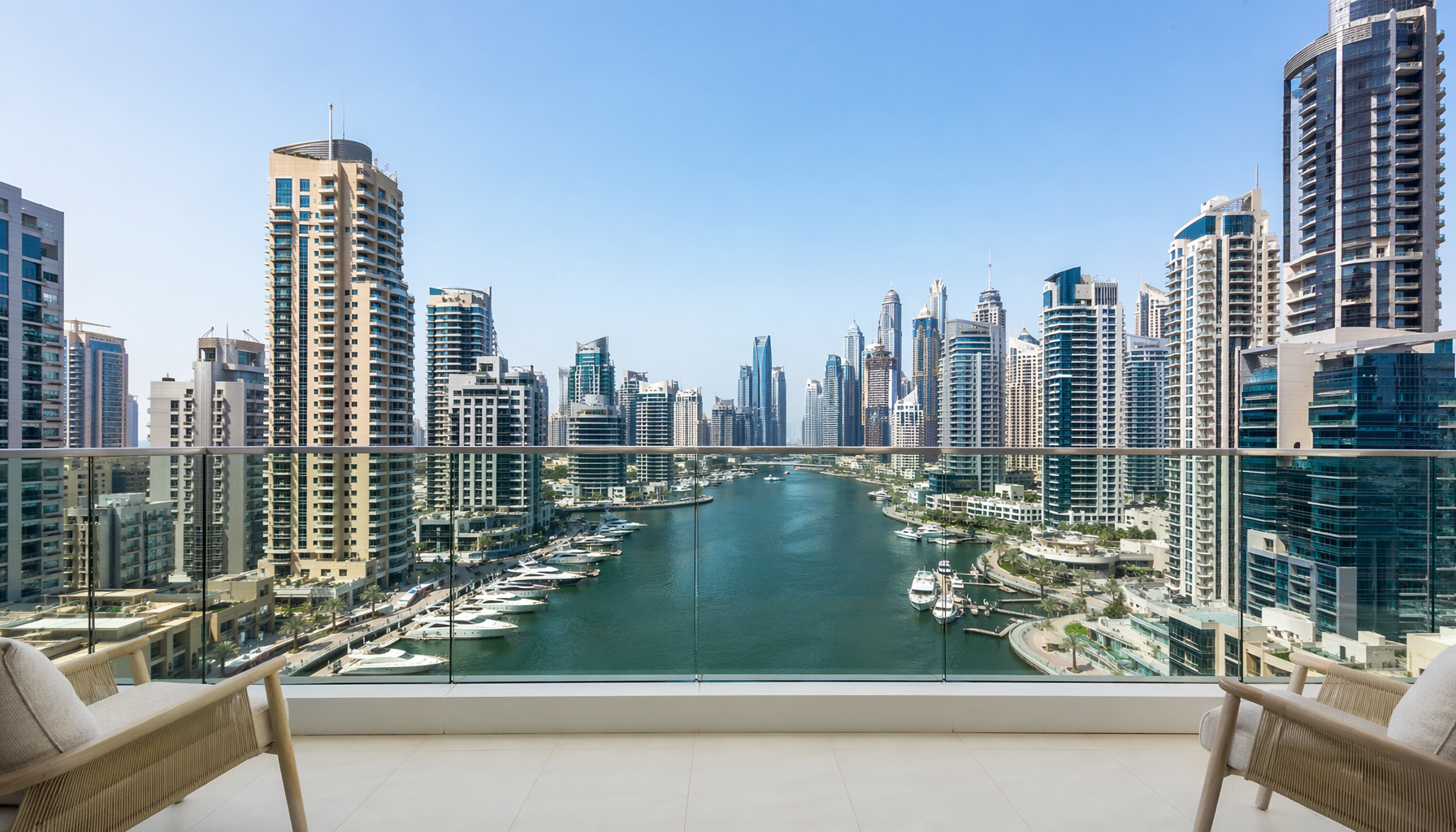 Full Marina View 2BR, Dubai Marina
