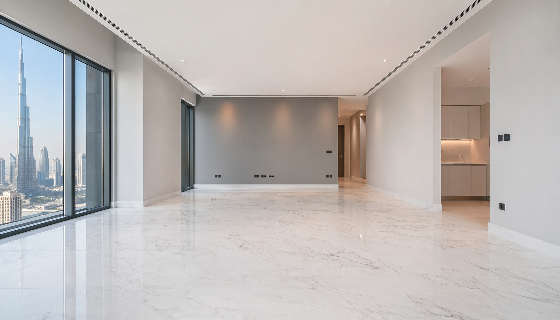 Unfurnished 1BR — Downtown Dubai — 2 من 6